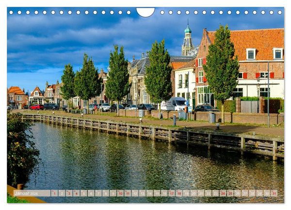 Produktbild: Ein Blick auf Enkhuizen in Holland (Wandkalender 2026 DIN A4 quer), CALVENDO Monatskalender