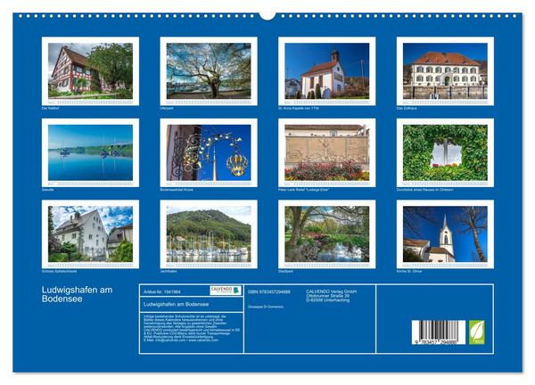 Produktbild: Ludwigshafen am Bodensee (hochwertiger Premium Wandkalender 2026 DIN A2 quer), Kunstdruck in Hochglanz