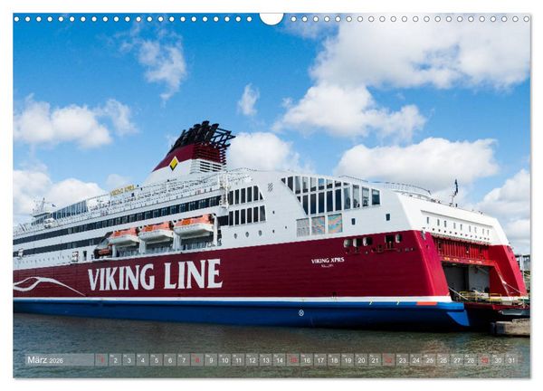 Produktbild: Container - Tanker - Kreuzfahrt - Schiffe (Wandkalender 2026 DIN A3 quer), CALVENDO Monatskalender