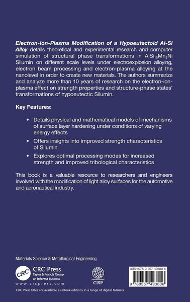 Produktbild: Electron-Ion-Plasma Modification of a Hypoeutectoid Al-Si Alloy
