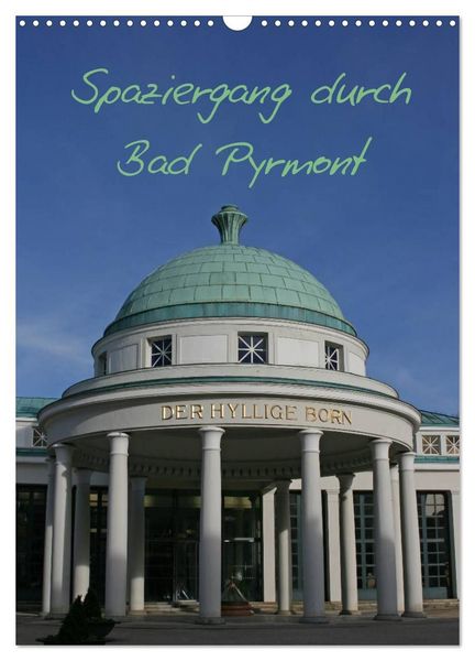 Produktbild: Spaziergang durch Bad Pyrmont (Wandkalender 2027 DIN A3 hoch), CALVENDO Monatskalender