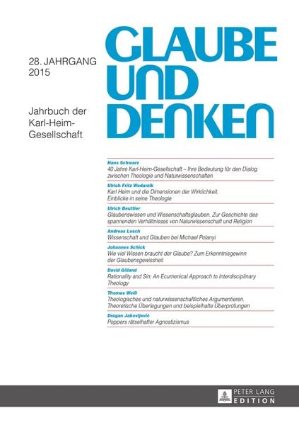 Produktbild: Glaube und Denken