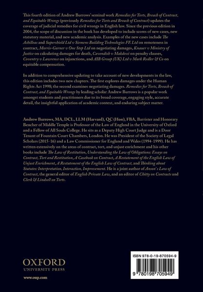 Produktbild: Remedies for Torts, Breach of Contract, and Equitable Wrongs