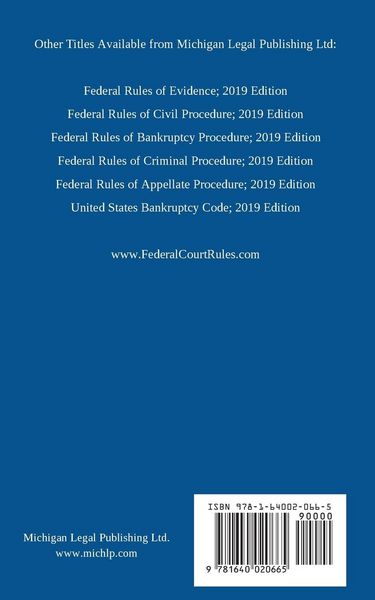 Produktbild: North Carolina Rules of Evidence; 2019 Edition