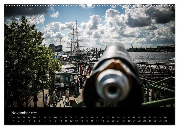 Produktbild: Hamburg (Wandkalender 2026 DIN A2 quer), CALVENDO Monatskalender