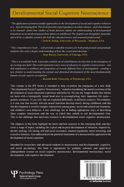 Produktbild: Developmental Social Cognitive Neuroscience