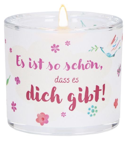 Produktbild: Glaswindlicht zur Erstkommunion - Es ist so sch&ouml;n, dass es dich gibt