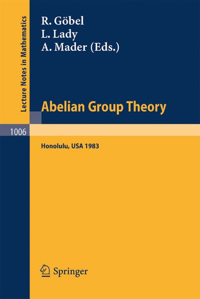 Produktbild: Abelian Group Theory
