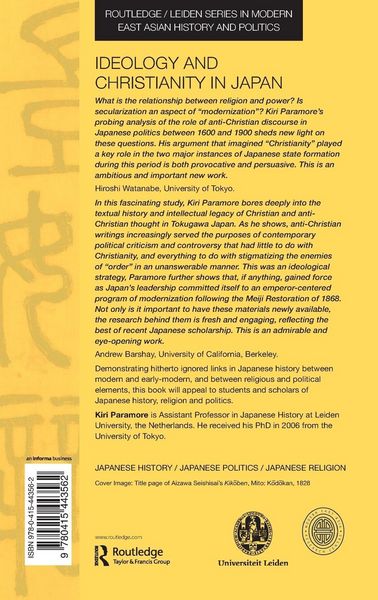 Produktbild: Ideology and Christianity in Japan