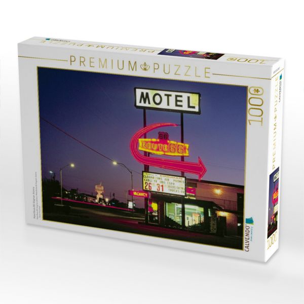 Produktbild: CALVENDO Puzzle Motel Route 66, Kingman, Arizona | 1000 Teile Lege-Gr&ouml;&szlig;e 64x48cm Foto-Puzzle f&uuml;r gl&uuml;ckliche Stunden