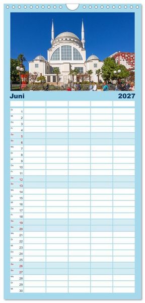 Produktbild: Familienplaner 2027 - Shkodra &ndash; Perle im Norden Albaniens mit 5 Spalten (Wandkalender, 21 x 45 cm) CALVENDO
