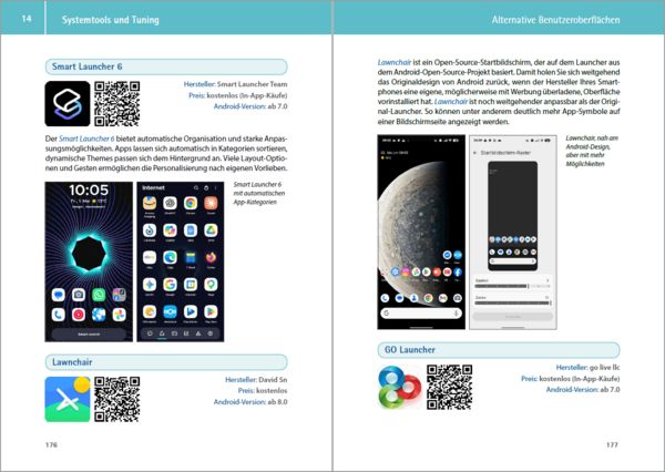 Produktbild: Die besten Android-Apps: F&uuml;r dein Smartphone und Tablet - aktuell zu Android 12, 13, 14, 15, 16 und 17