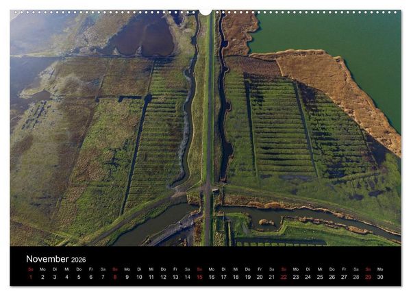 Produktbild: Luftaufnahmen - Faszinierendes Nordfriesland (Wandkalender 2026 DIN A2 quer), CALVENDO Monatskalender