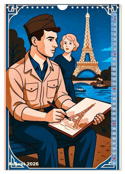 Produktbild: George Gershwin (Wandkalender 2026 DIN A4 hoch), CALVENDO Monatskalender