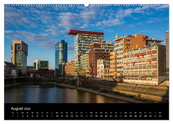 Produktbild: D&uuml;sseldorf - Impressionen (Wandkalender 2026 DIN A2 quer), CALVENDO Monatskalender