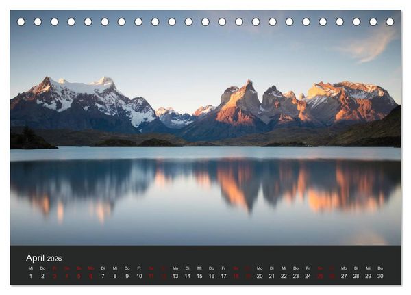 Produktbild: Patagonien - Am Puls der Wildnis (Tischkalender 2026 DIN A5 quer), CALVENDO Monatskalender