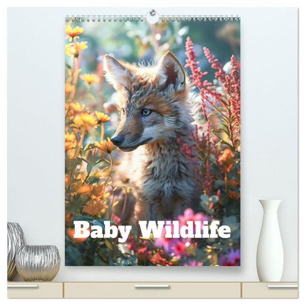Produktbild: Baby Wildlife (High Quality Premium Wall Calendar 2026 DIN A2 portrait),CALVENDO 12 Month Wall Calendar