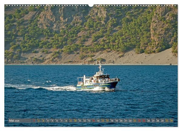 Produktbild: Boote mit Kulisse (Wandkalender 2026 DIN A2 quer), CALVENDO Monatskalender
