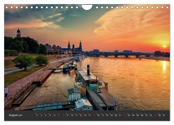 Produktbild: Barockstadt Dresden (Wandkalender 2027 DIN A4 quer), CALVENDO Monatskalender