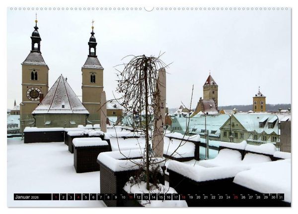 Produktbild: Regensburg erleben (Wandkalender 2026 DIN A2 quer), CALVENDO Monatskalender