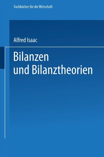 Produktbild: Bilanzen und Bilanztheorien