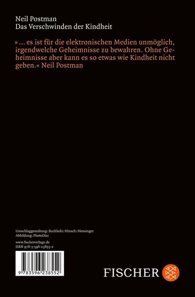 Produktbild: Das Verschwinden der Kindheit