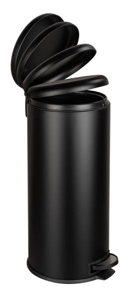 Produktbild: Treteimer Mod. Leman Easy-Close Schwarz 30 L, mit herausnehmbarem Einsatz