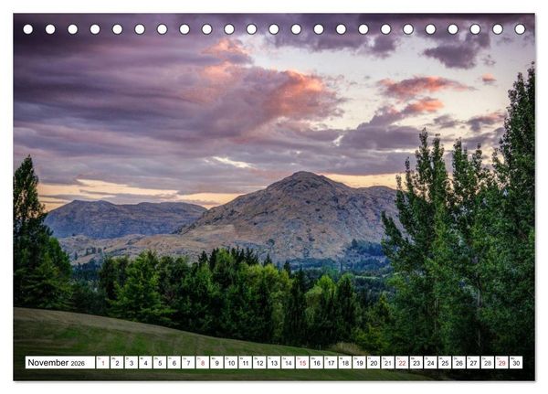 Produktbild: Neuseeland. Traumhafte Naturlandschaften (Tischkalender 2026 DIN A5 quer), CALVENDO Monatskalender