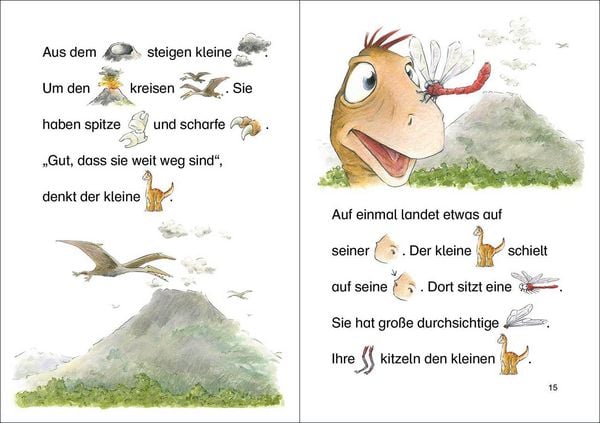 Produktbild: Lesenlernen in 3 Schritten - Die sch&ouml;nsten Dinogeschichten
