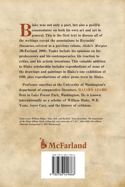 Produktbild: William Blake on His Poetry and Painting