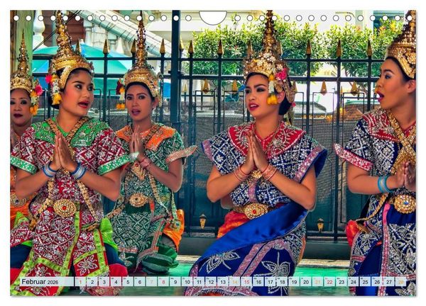 Produktbild: Bangkok - K&ouml;nigreich Thailand (Wandkalender 2026 DIN A4 quer), CALVENDO Monatskalender