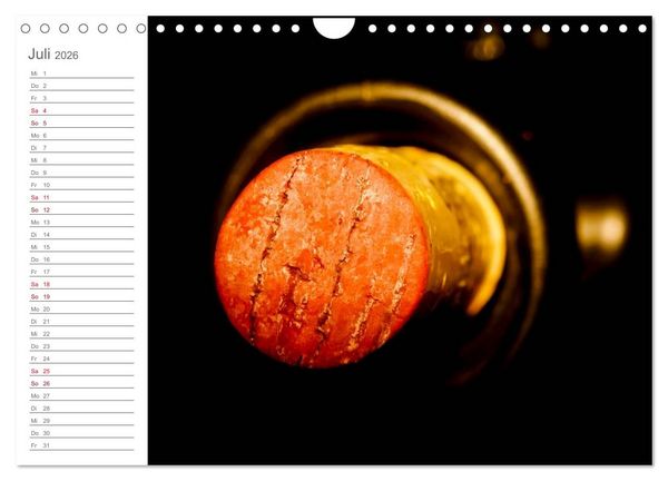 Produktbild: Wein (Wandkalender 2026 DIN A4 quer), CALVENDO Monatskalender