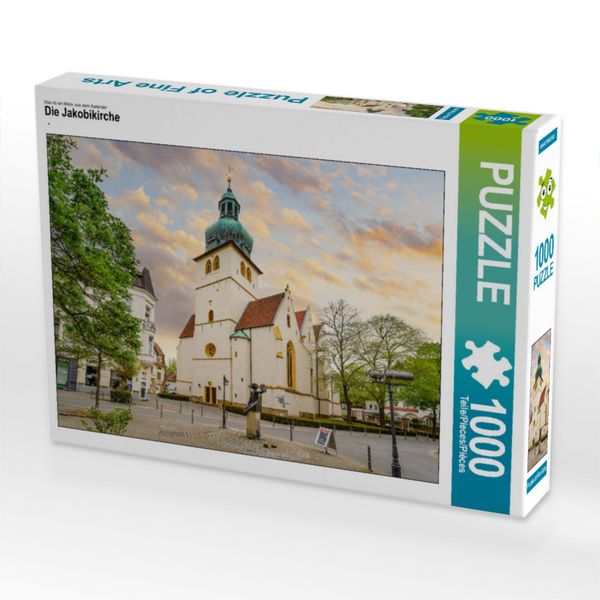 Produktbild: CALVENDO Puzzle Die Jakobikirche | 1000 Teile Lege-Gr&ouml;&szlig;e 64x48cm Foto-Puzzle f&uuml;r gl&uuml;ckliche Stunden