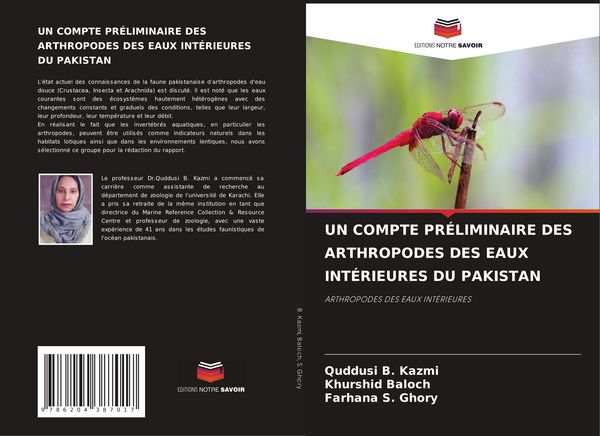 Produktbild: Un Compte Pr&eacute;liminaire des Arthropodes des Eaux Int&eacute;rieures Du Pakistan