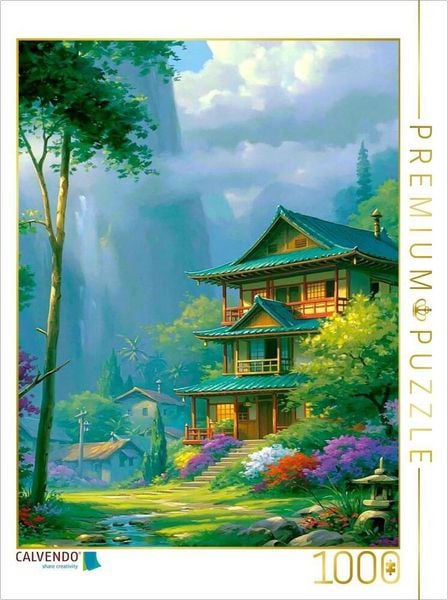 CALVENDO Puzzle Kumamoto | 1000 Teile Lege-Größe 64x48cm Foto-Puzzle für glückliche Stunden