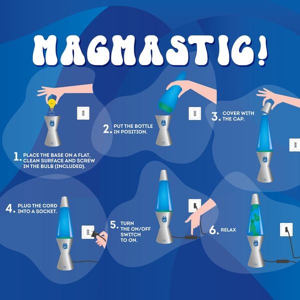 Produktbild: Legami Lava Lampe - Magmastic! - Silber