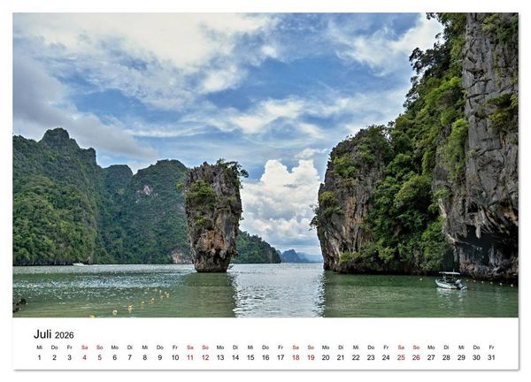 Produktbild: Sehnsuchtsland Thailand (Wandkalender 2026 DIN A4 quer), CALVENDO Monatskalender