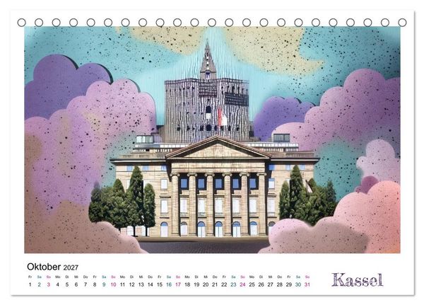 Produktbild: Stadtvisionen (Tischkalender 2027 DIN A5 quer), CALVENDO Monatskalender