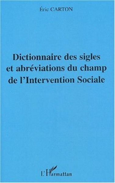 Produktbild: Dictionnaire des sigles et abreviations du champ de l'Interv