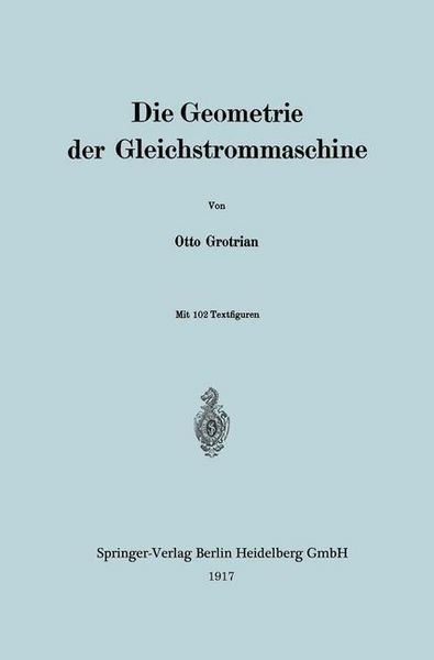Produktbild: Die Geometrie der Gleichstrommaschine
