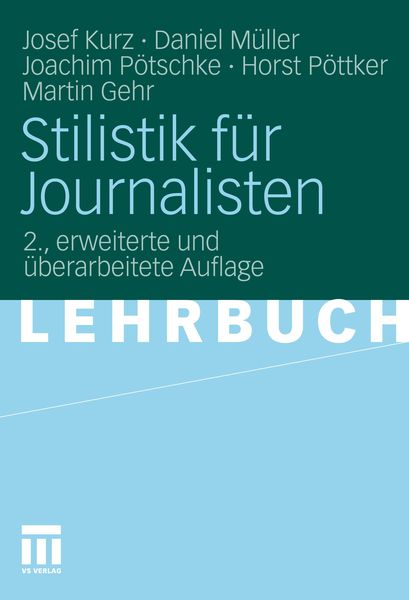 Produktbild: Stilistik f&uuml;r Journalisten