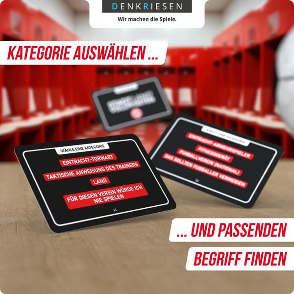 Produktbild: DENKRIESEN - STADT LAND VOLLPFOSTEN&reg; &ndash; Das Kartenspiel - Eintracht Frankfurt EDITION - "Wenn der Kopf richtig funktioniert, ist er das dritte Bein."