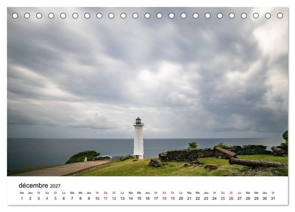 Produktbild: Guadeloupe - Antilles fran&ccedil;aises (Calendrier de bureau 2027 DIN A5 vertical), CALVENDO calendrier mensuel