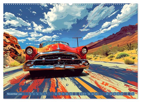 Produktbild: Speed Symphony (hochwertiger Premium Wandkalender 2026 DIN A2 quer), Kunstdruck in Hochglanz