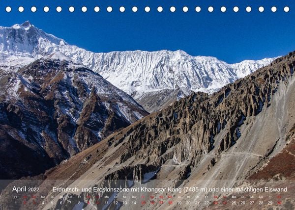 Produktbild: NEPAL - rund um die Annapurna (Tischkalender 2022 DIN A5 quer)