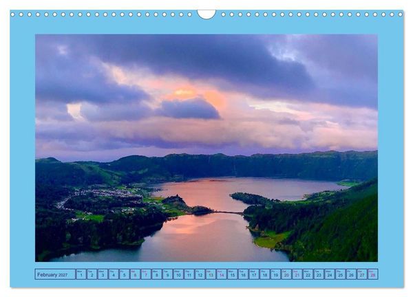 Produktbild: Wild Nature Azores &ndash; S&atilde;o Miguel (Wall Calendar 2027 DIN A3 landscape), CALVENDO 12 Month Wall Calendar