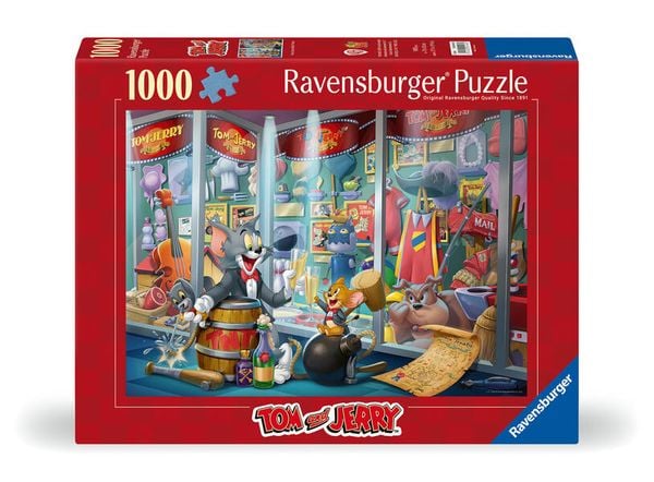 Produktbild: Erwachsenenpuzzle 1000 Teile - Tom & Jerry - Ruhmeshalle von Tom & Jerry