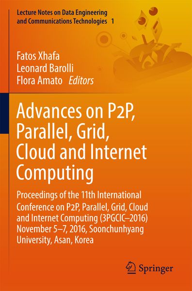Produktbild: Advances on P2P, Parallel, Grid, Cloud and Internet Computing