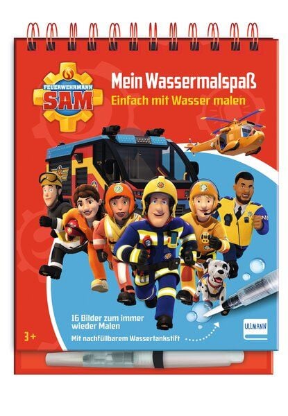Mein Wassermalspaß – Feuerwehrmann Sam, Gebundene Ausgabe von , Ullmann Medien, 9783741527777