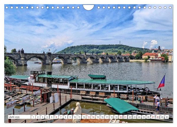 Produktbild: Prag &ndash; Ein perfekter Sommertag in der Goldenen Stadt (Wandkalender 2026 DIN A4 quer), CALVENDO Monatskalender